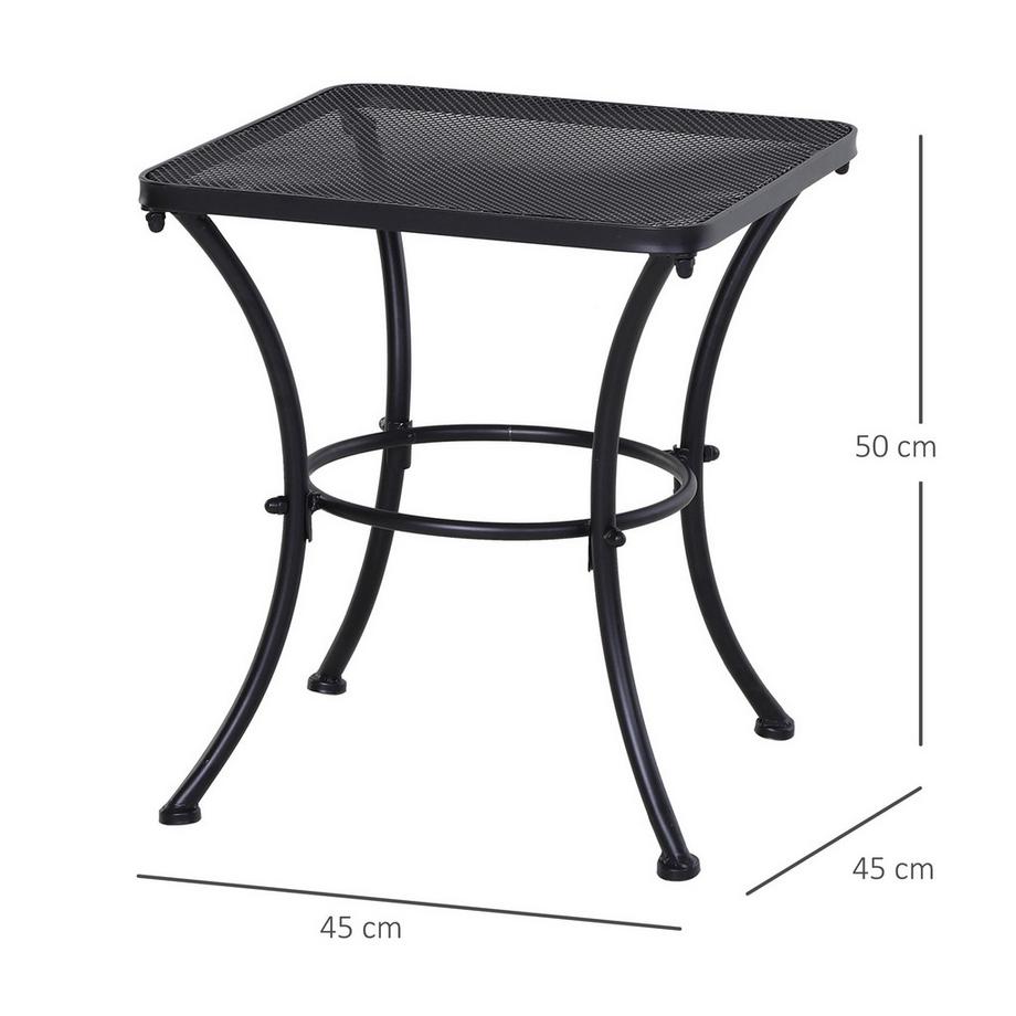Outsunny Table d'appoint de jardin  