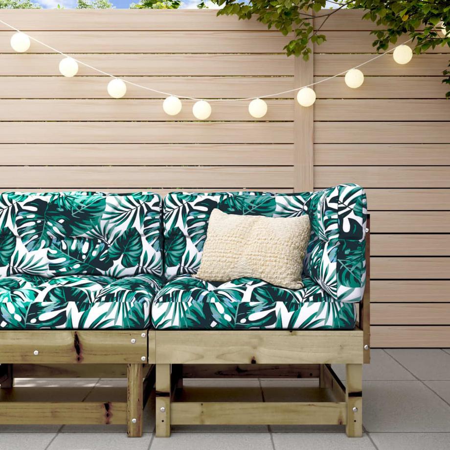 VidaXL Garten ecksofa imprägniertes kiefernholz  