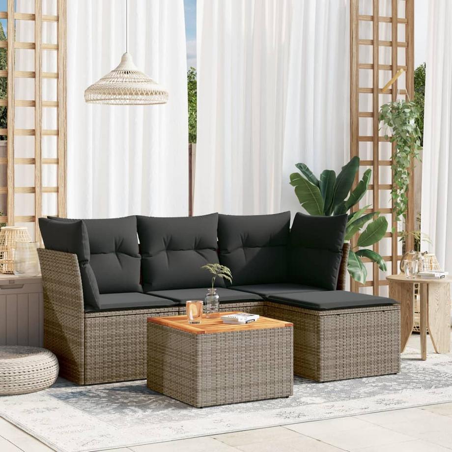 VidaXL Garten sofagarnitur poly-rattan  