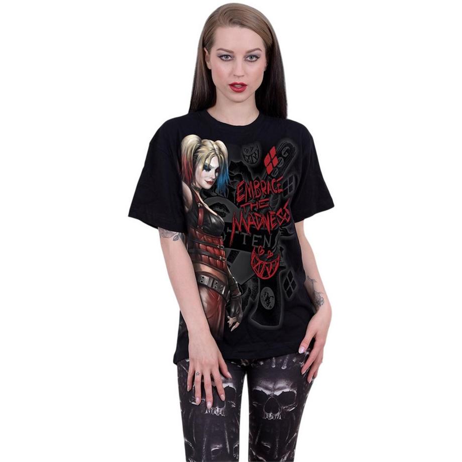 Harley Quinn T-shirt Embrace Madness  