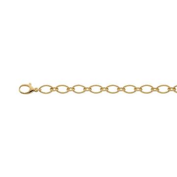 Bracelet Anker Figaro Barock Gelbgold 750, 7.8mm, 19cm