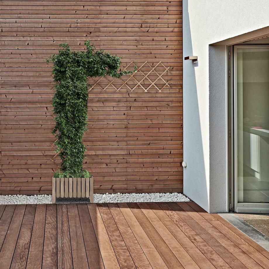 Northio  Traliccio retrattile in legno, set da 3 