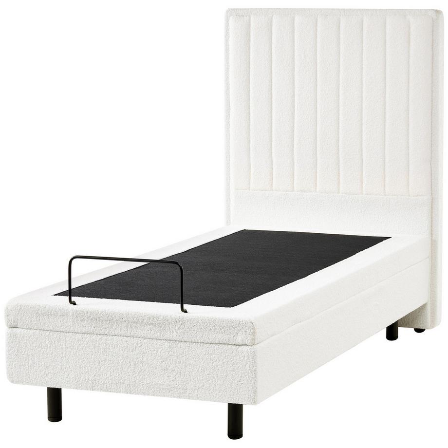 Beliani Letto regolabile en Bouclé  DUKE II  