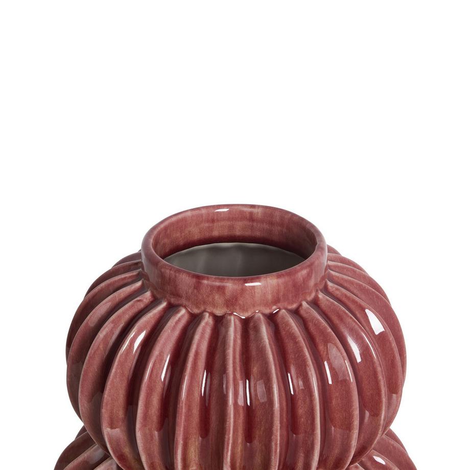 Beliani Vase à fleurs en Grès Moderne WATERMOSS  