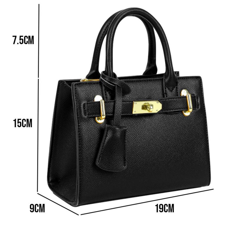 Gallantry Camélia Sac à Main Grainé  