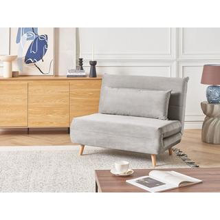 Beliani Schlafsofa aus Samtstoff Modern SETTEN  