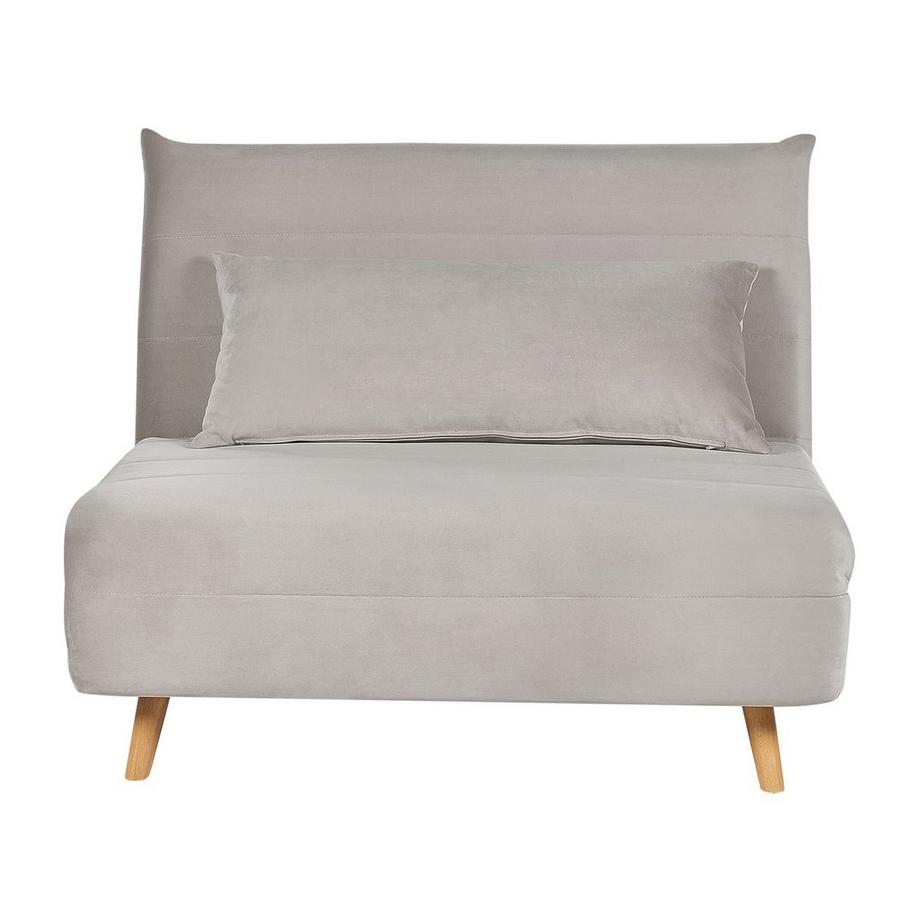 Beliani Schlafsofa aus Samtstoff  SETTEN  