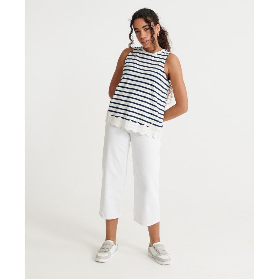 Superdry Damen Gestreiftes Tanktop Mix  