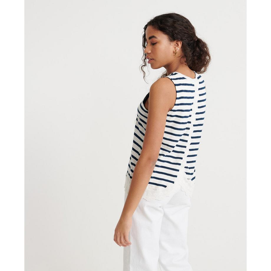 Superdry Damen Gestreiftes Tanktop Mix  