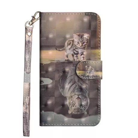 Cover-Discount  Nokia 2.2 - Étui en cuir Arbre effet paillettes 