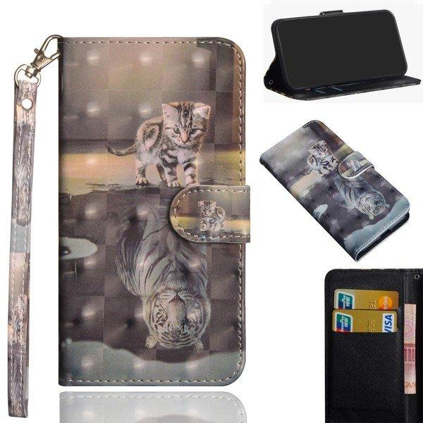 Cover-Discount  Nokia 2.2 - Étui en cuir Arbre effet paillettes 