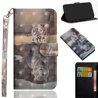 Cover-Discount  Nokia 2.2 - Étui en cuir Arbre effet paillettes 