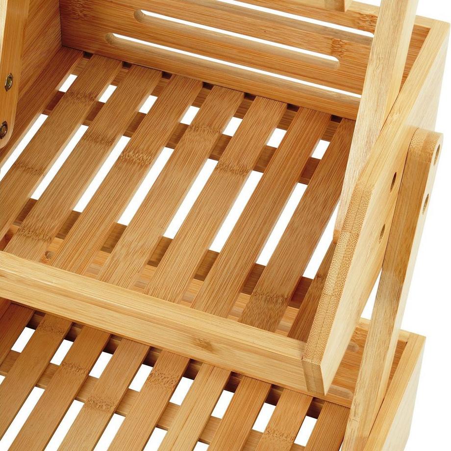 relaxdays Etagere für Obst 3er  