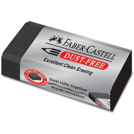 Faber-Castell FABER-CASTELL Radierer Dust-free 187171 schwarz  