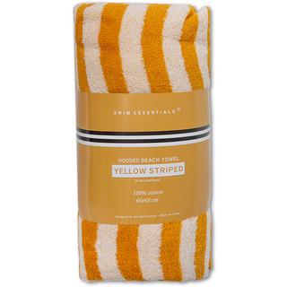 Swim Essentials  Luxe Strandponcho Yellow striped 