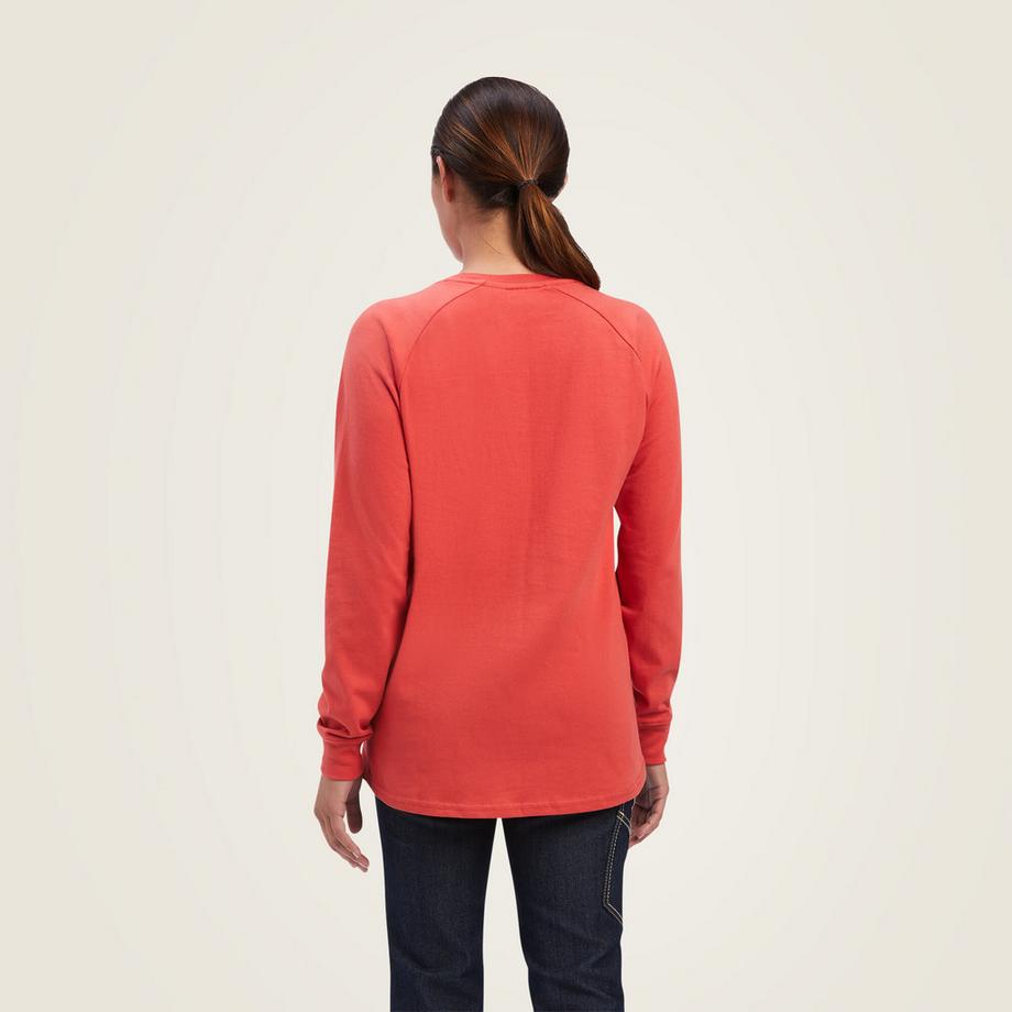 Ariat Rebar Langarm Baumwoll T-Shirt  