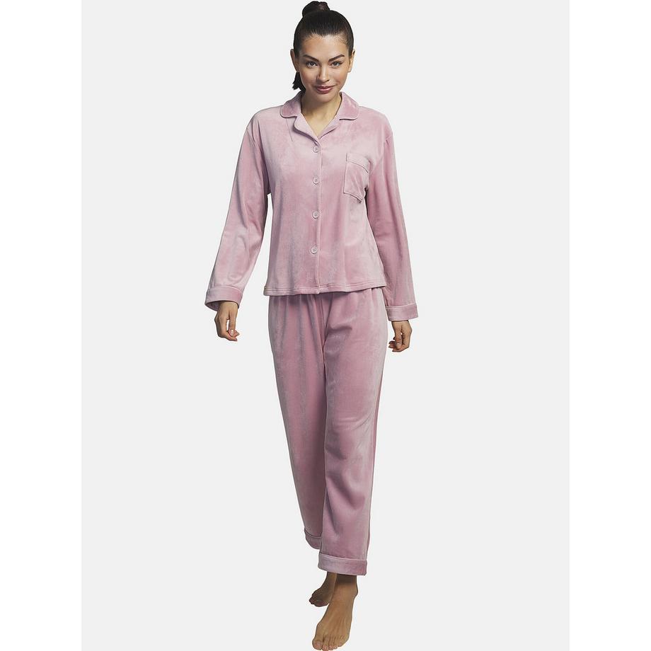 Tenue détente et intérieur pyjama pantalon chemise Polar Soft
