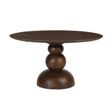 Table de salle à manger Arcos Drop marron ronde 130