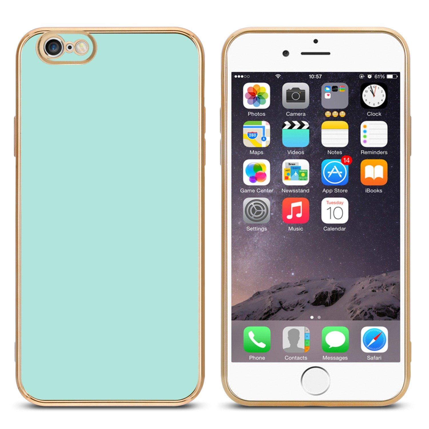 Cadorabo  Housse compatible avec Apple iPhone 6 PLUS / 6S PLUS - Coque de protection en silicone TPU flexible et avec protection pour appareil photo 