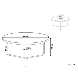 Beliani Table basse en MDF Moderne MELODY  