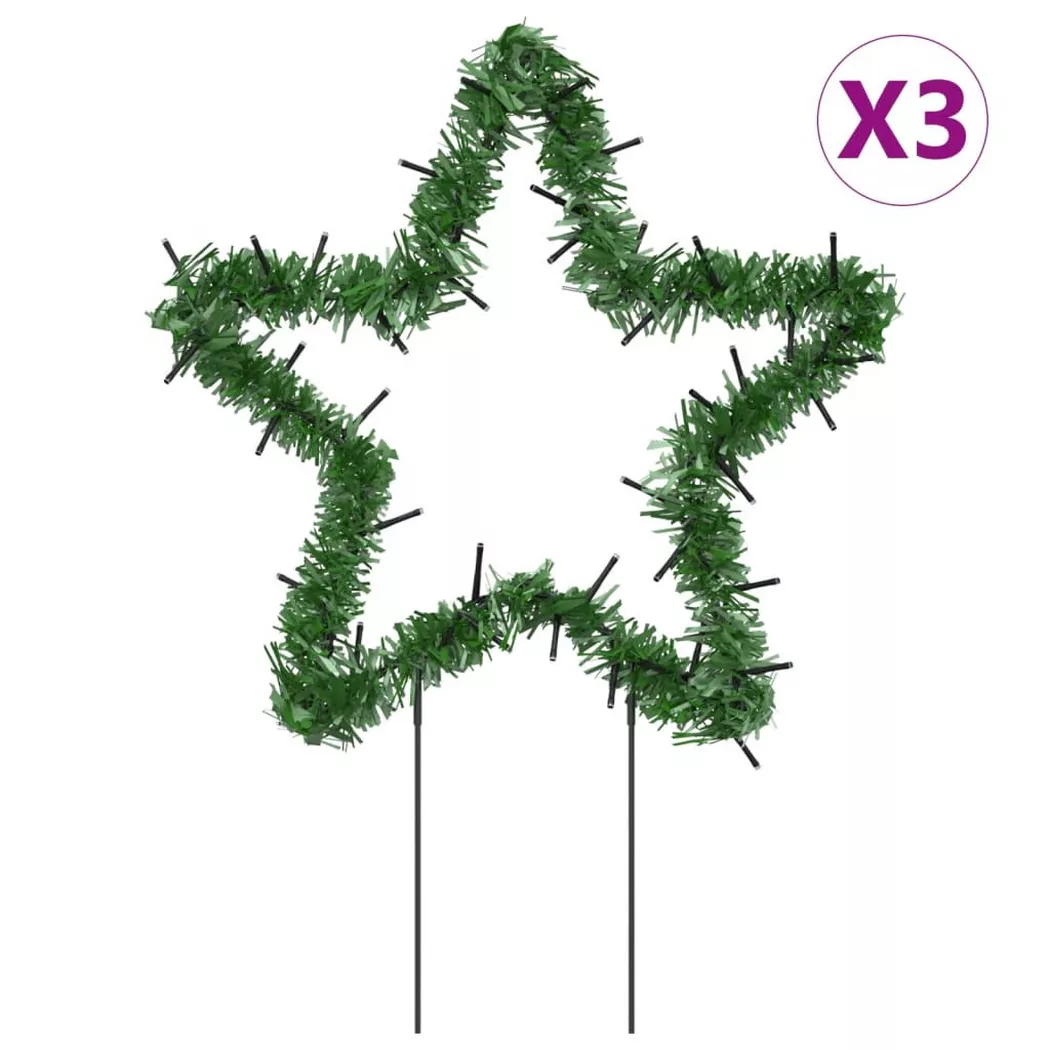 VidaXL - Décoration lumineuse de noël, One Size, Vert
