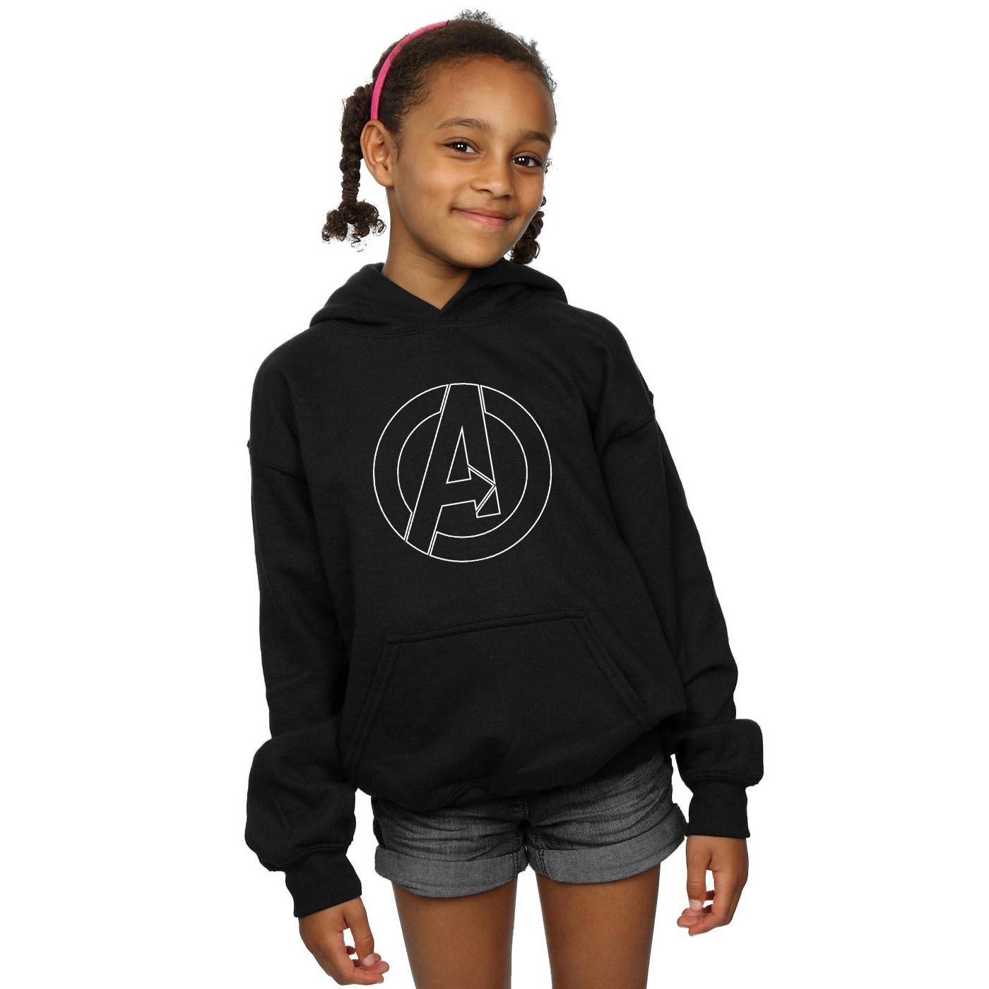 MARVEL  Avenegers Assemble A Logo Outline Kapuzenpullover 