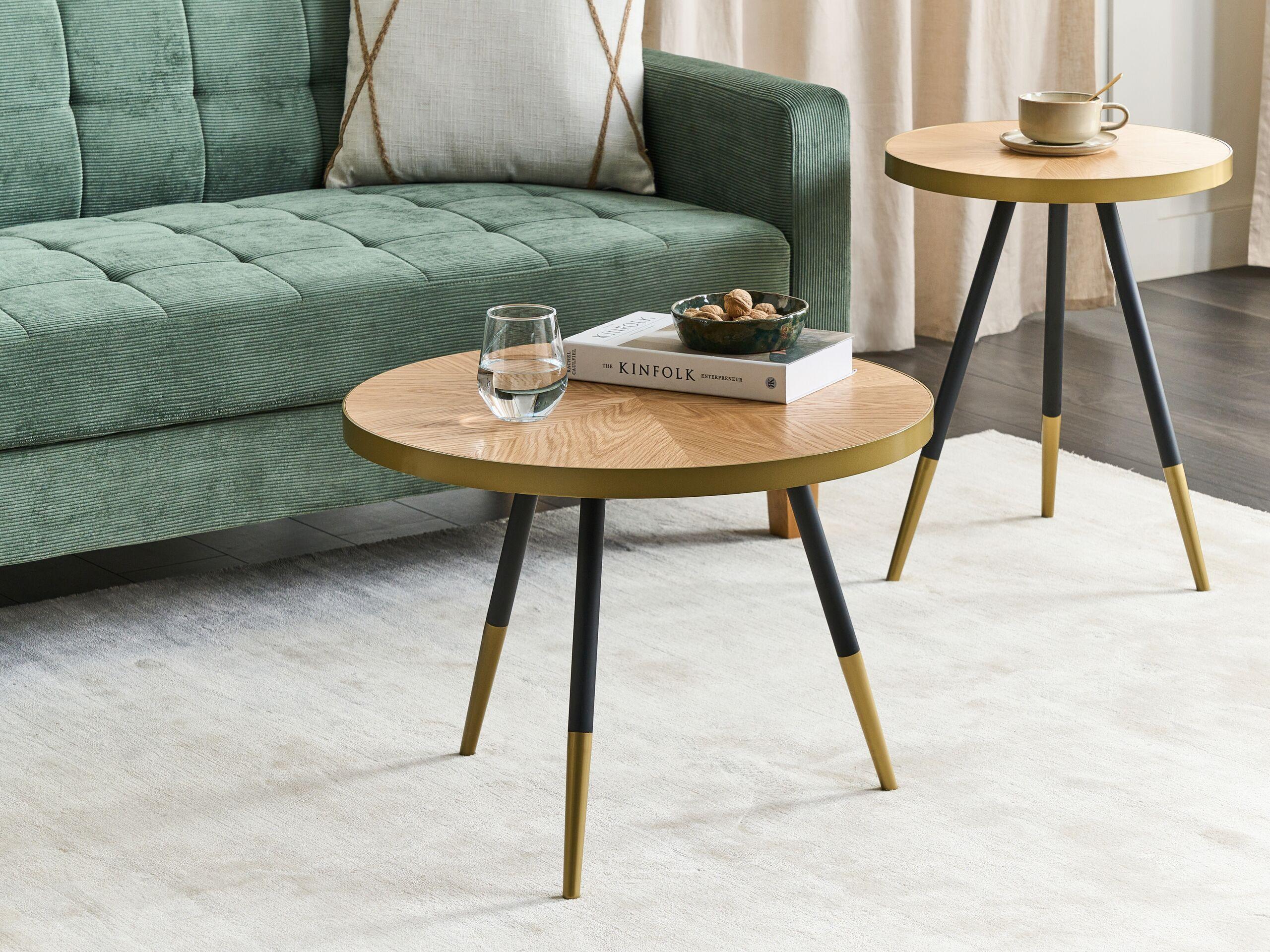 Beliani Table d'appoint en MDF Moderne RAMONA  