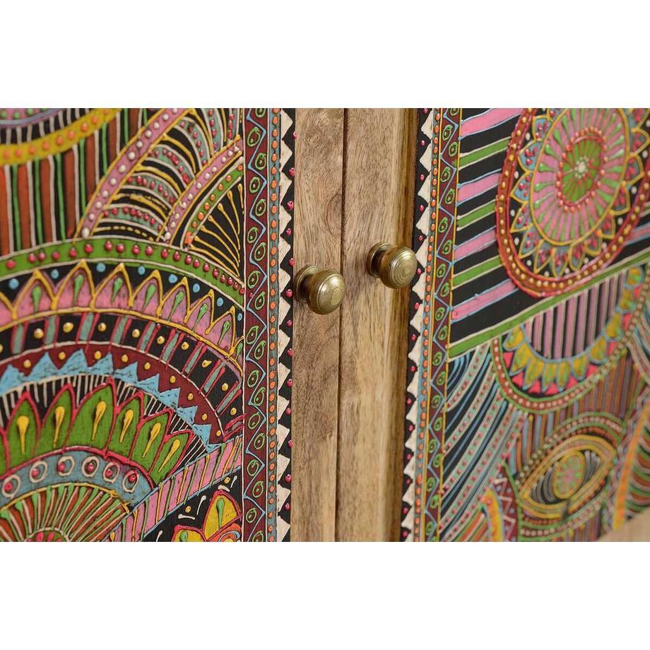 mutoni Armoire Celia Mango multicolore naturel 60x60  