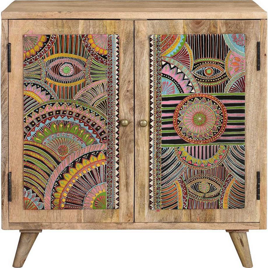 Armoire Celia Mango multicolore naturel 60x60