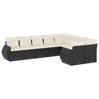 VidaXL set divano da giardino Polirattan  