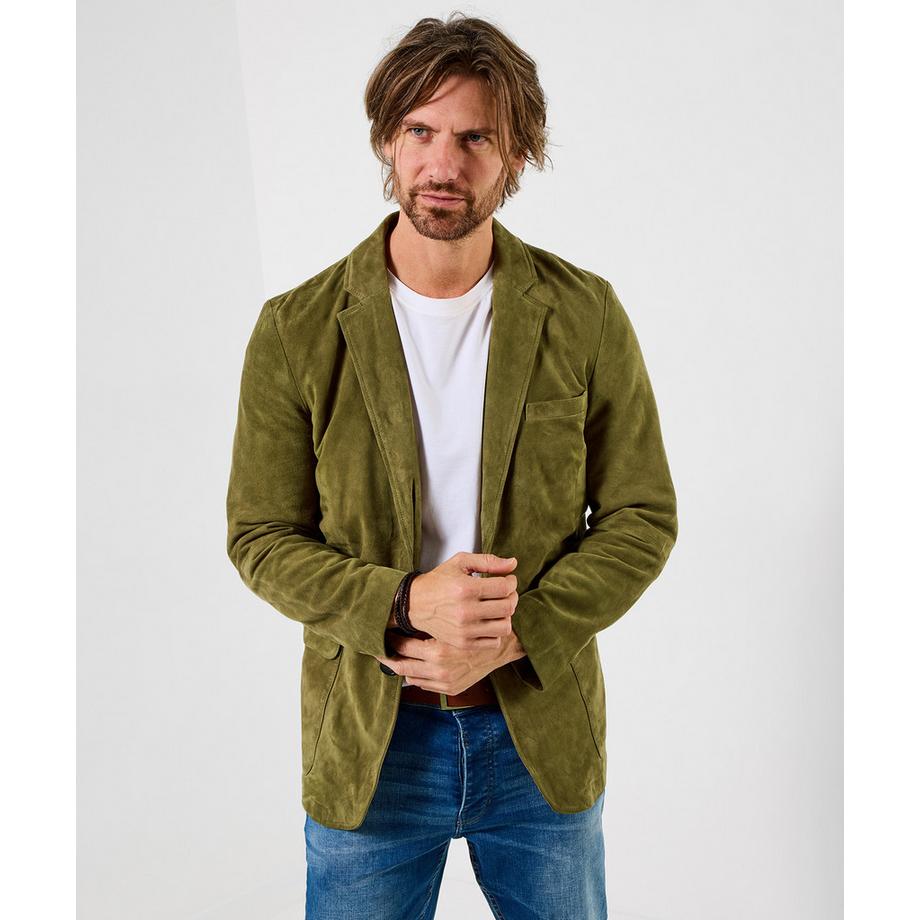 Blazer habillé en daim