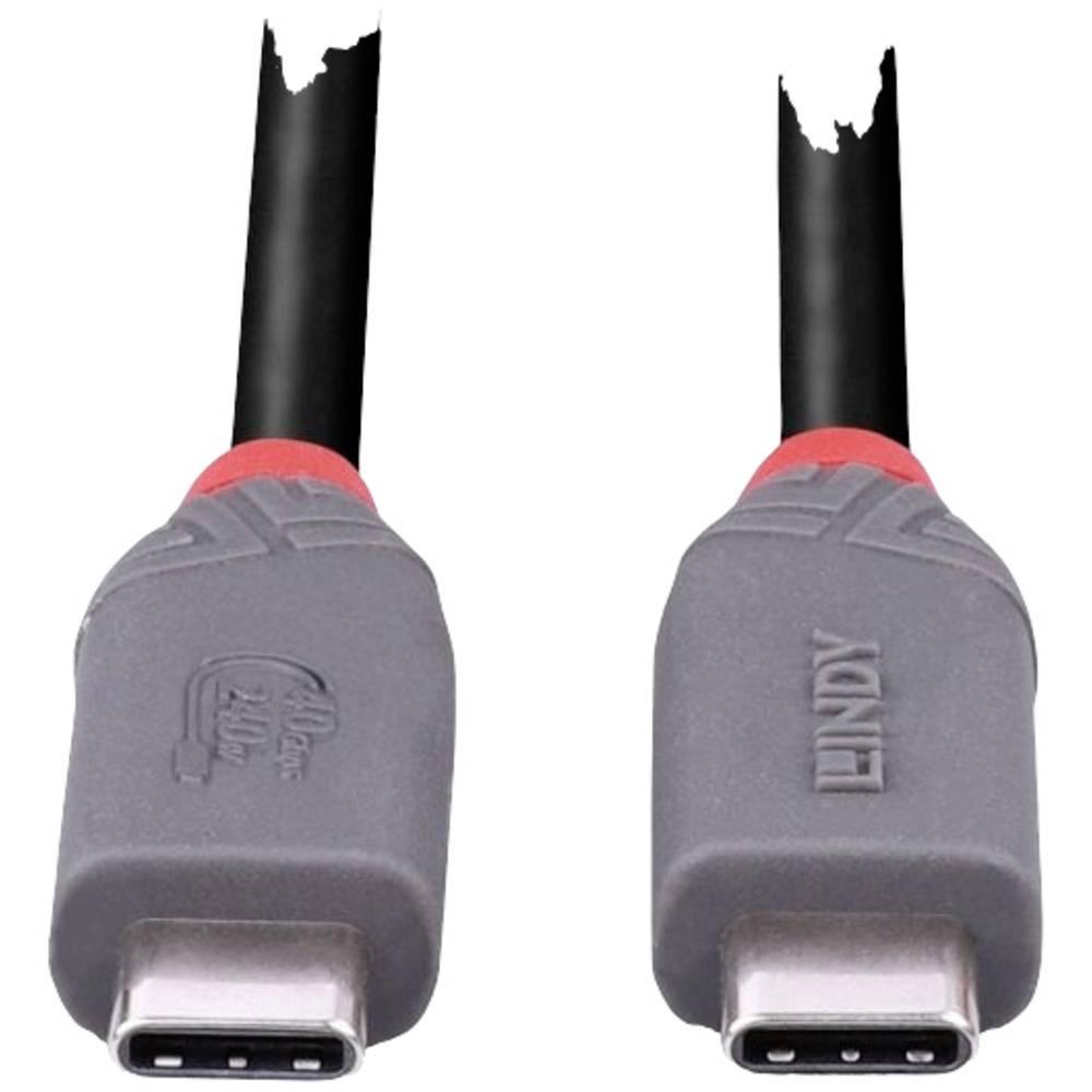 LINDY  2m USB 4 240W Typ C Kabel, Anthra Line 