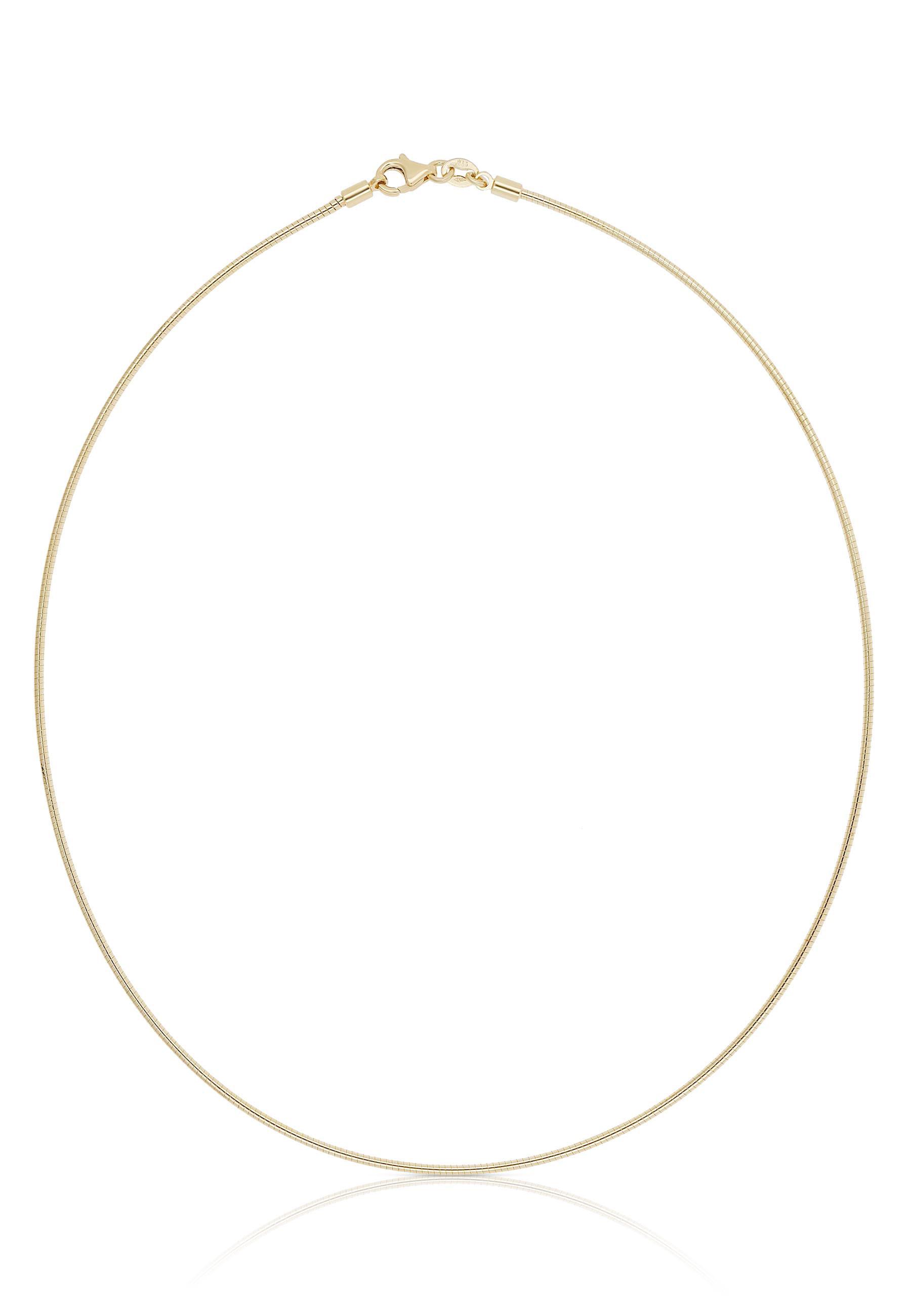 Image of Collier Omega Glied Gelbgold 750, 1.7mm, 42cm Damen Gelbgold 42cm