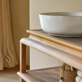 Tikamoon Mobile per il bagno in legno di teak massello Achille  