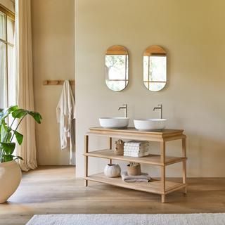 Tikamoon Mobile per il bagno in legno di teak massello Achille  