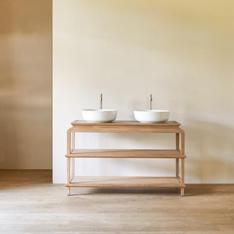 Tikamoon Mobile per il bagno in legno di teak massello Achille  