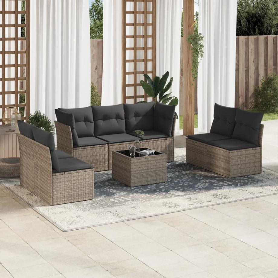 VidaXL Garten sofagarnitur poly-rattan  