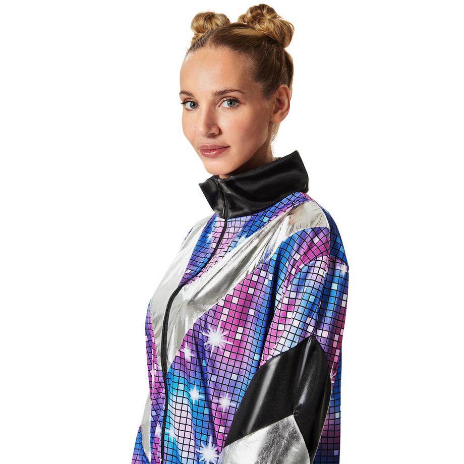 Tectake  kostüm  80er 90er Jahre Disco Jogginganzug 