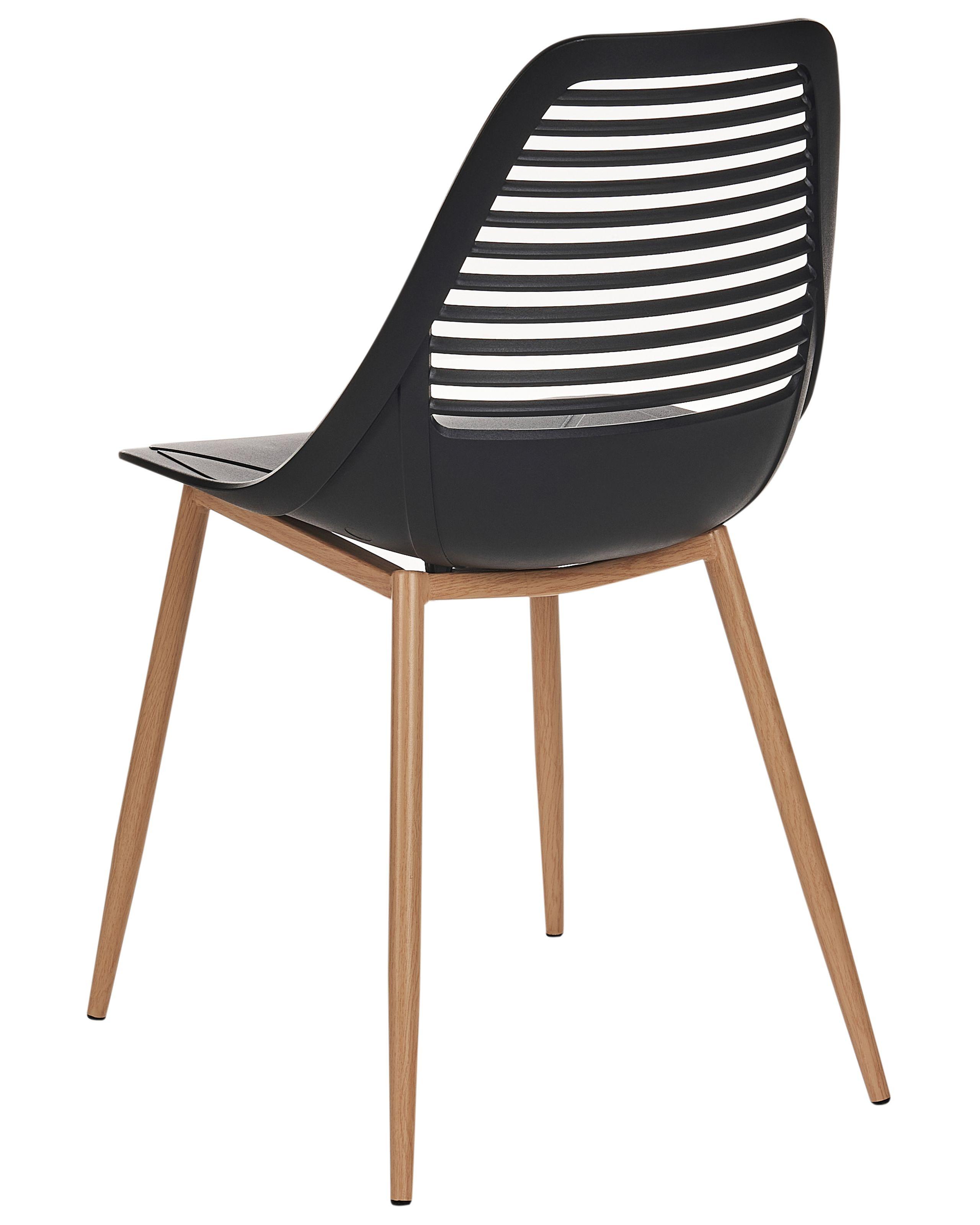 Beliani Set di 4 sedie da pranzo en Materiale sintetico Minimalista MONTELLO  