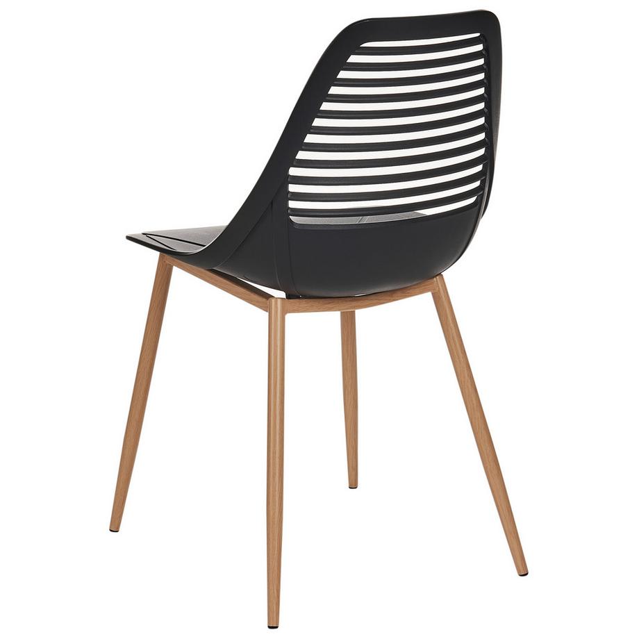 Beliani Esszimmerstuhl 4er Set aus Kunststoff  MONTELLO  