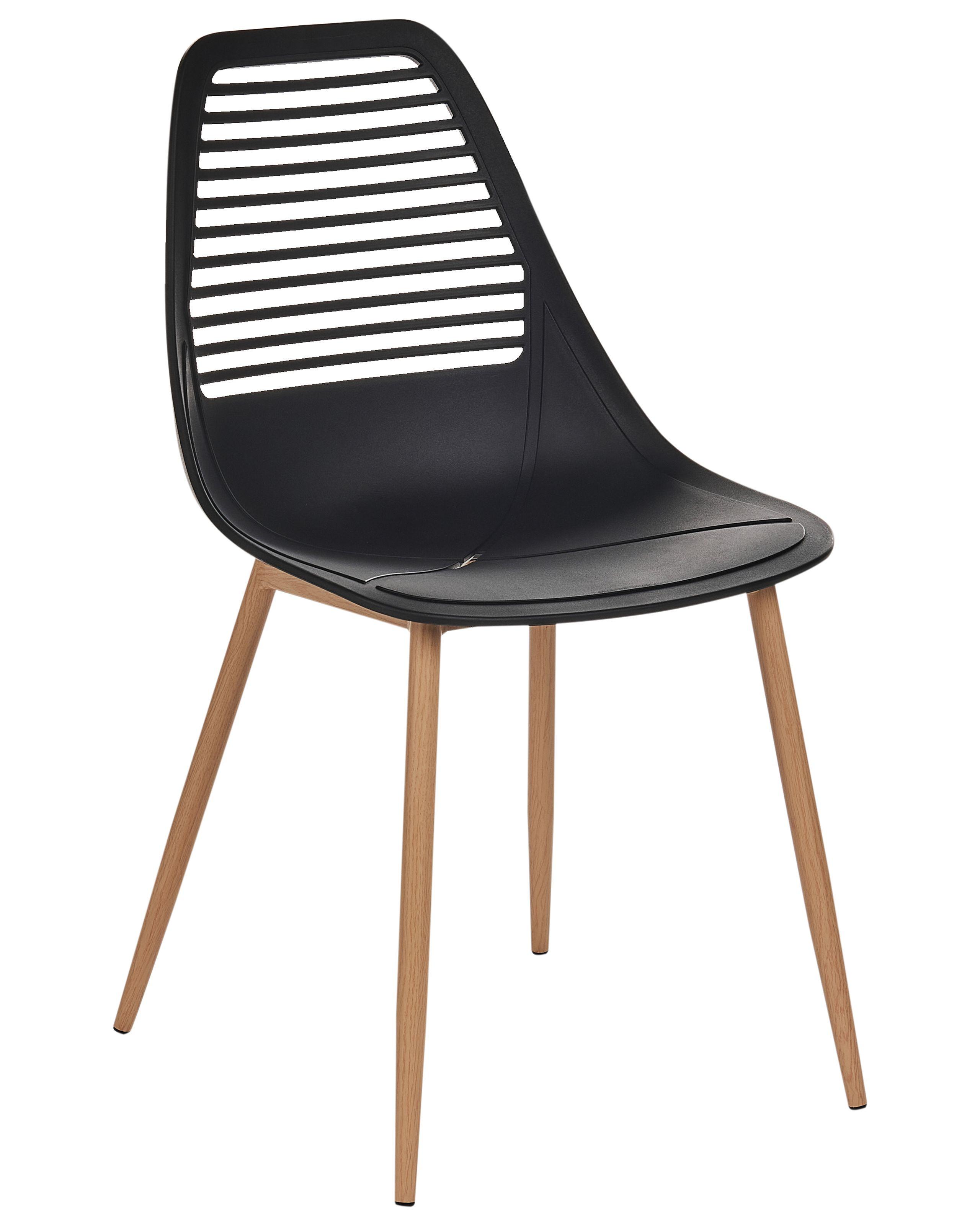 Beliani Set di 4 sedie da pranzo en Materiale sintetico Minimalista MONTELLO  