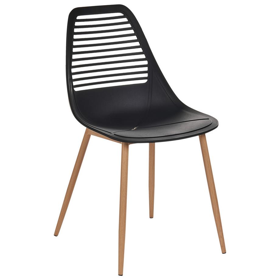 Beliani Esszimmerstuhl 4er Set aus Kunststoff  MONTELLO  