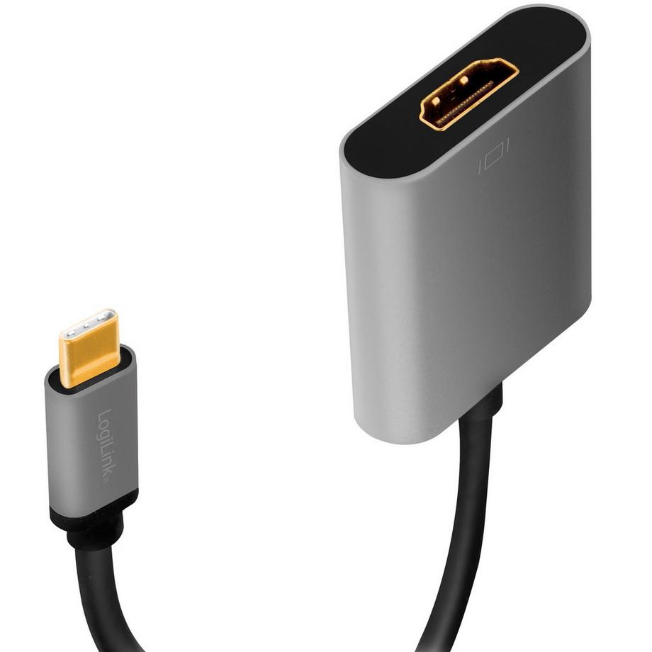 LogiLink  USB-C -> Adaptateur HDMI 4K/60Hz Aluminium 15cm 