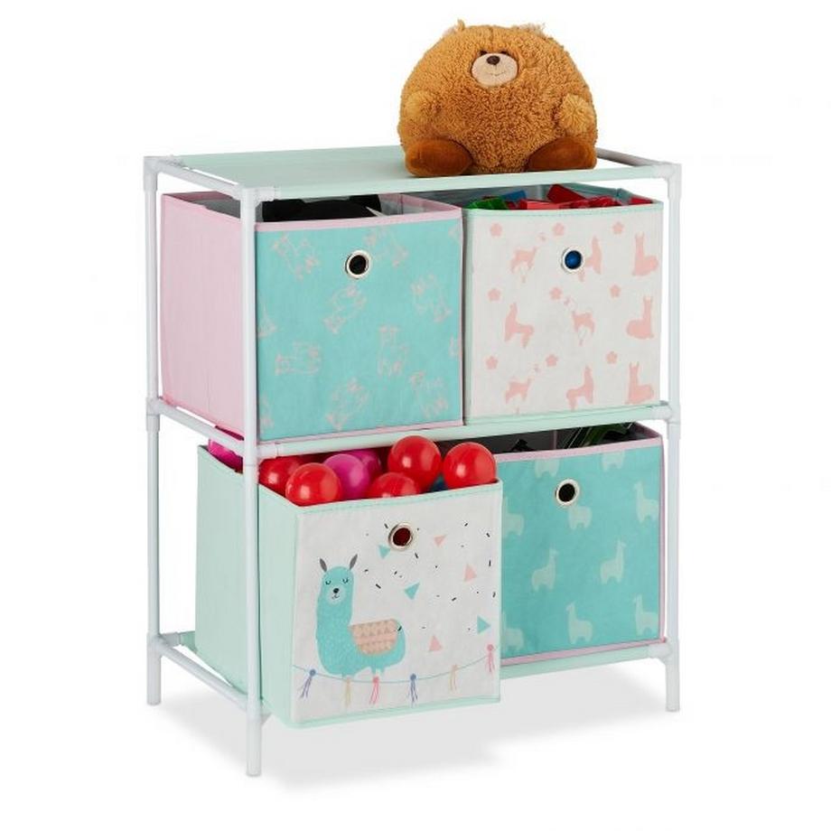 B2X Scaffale per bambini Lama con cassetti  