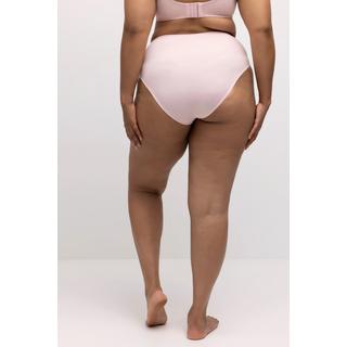 Ulla Popken Culotte midi Empiècements dentelle Microfibres  