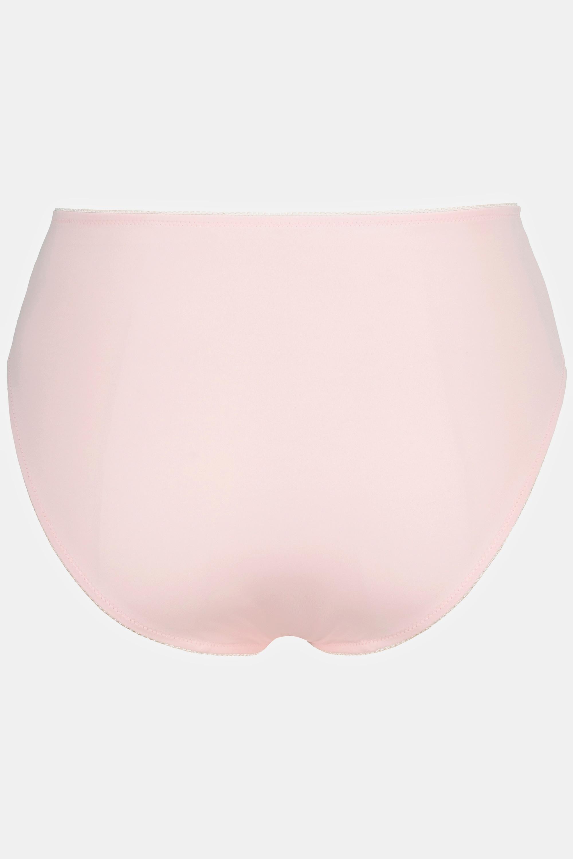 Ulla Popken Culotte midi Empiècements dentelle Microfibres  