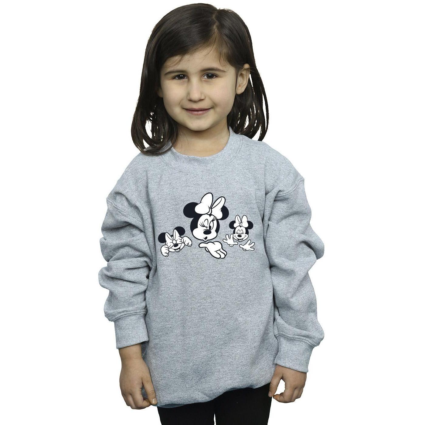 Disney  Minnie Mouse Three Faces Sweatshirt 