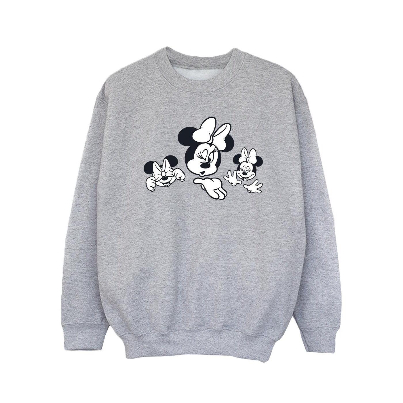 Disney  Minnie Mouse Three Faces Sweatshirt 