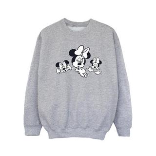 Disney  Minnie Mouse Three Faces Sweatshirt 