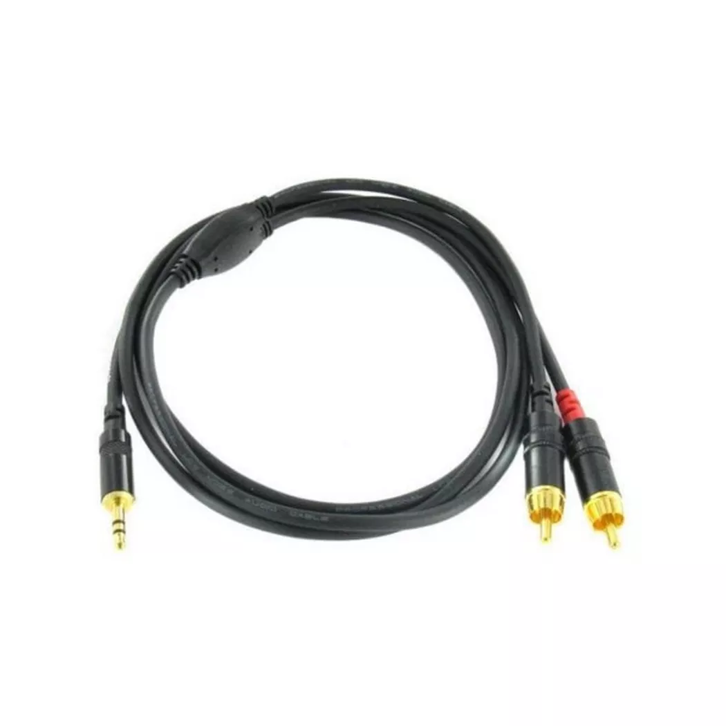Cordial Audio-Kabel CFY 3 WCC 3.5 mm Klinke - Cinch 3 m